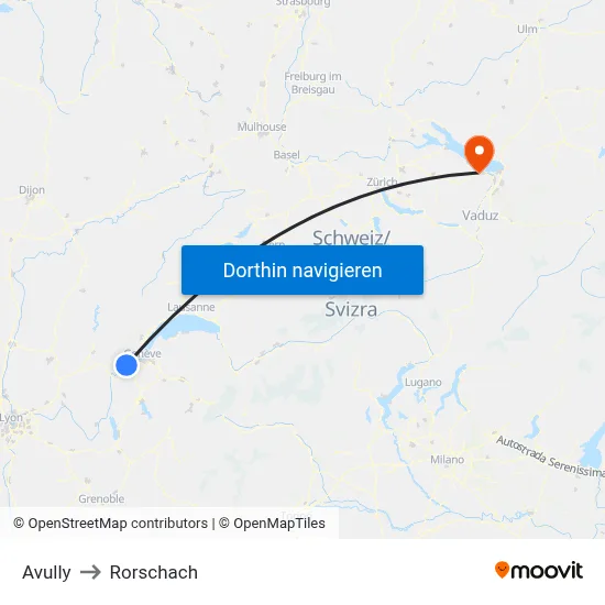 Avully to Rorschach map