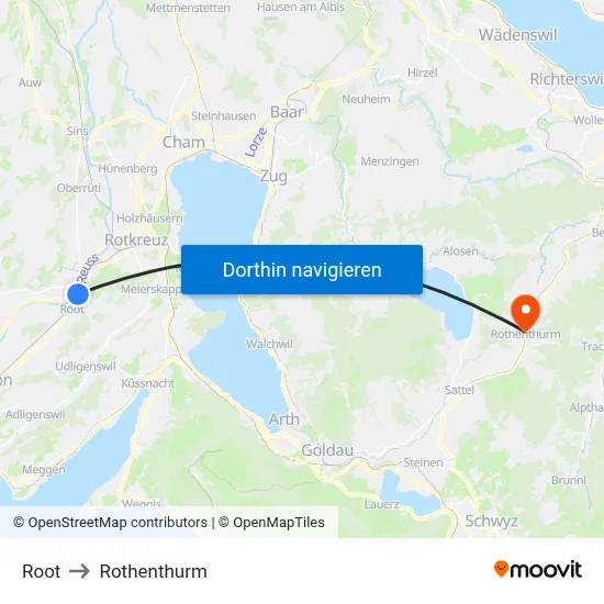 Root to Rothenthurm map