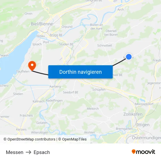 Messen to Epsach map