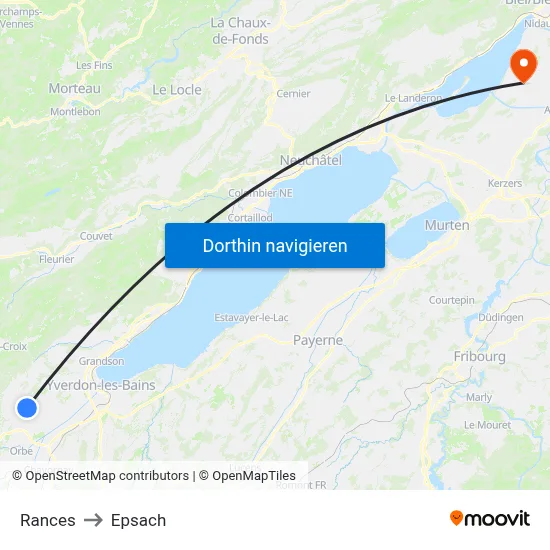 Rances to Epsach map