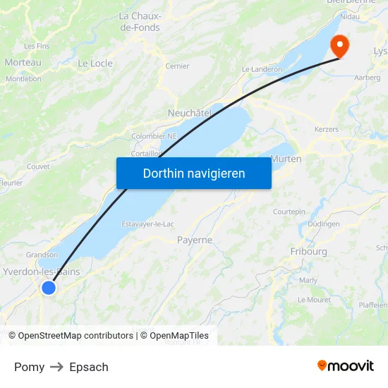 Pomy to Epsach map