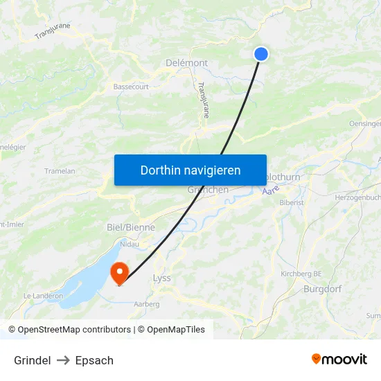 Grindel to Epsach map