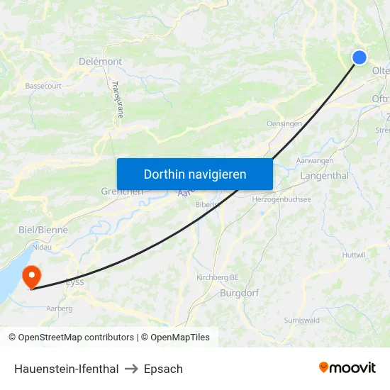 Hauenstein-Ifenthal to Epsach map