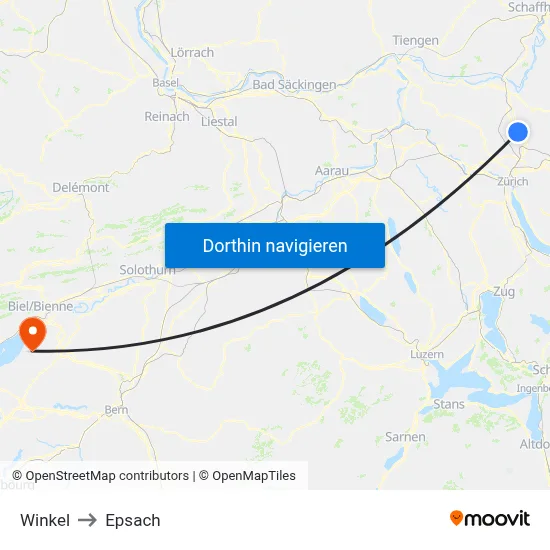 Winkel to Epsach map