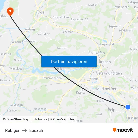 Rubigen to Epsach map