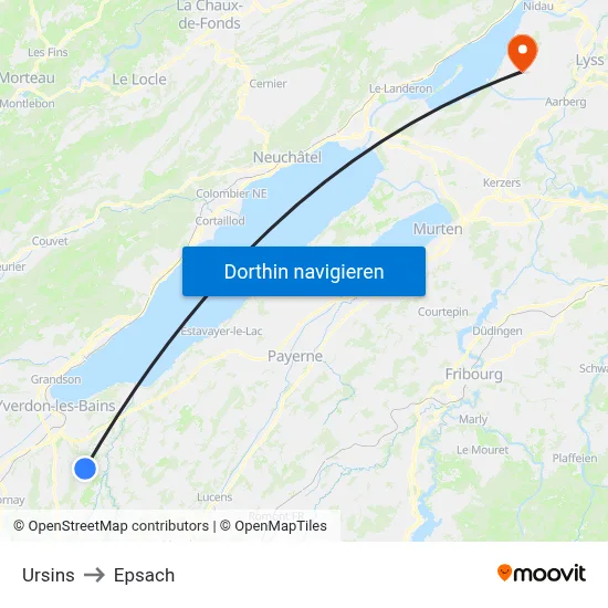 Ursins to Epsach map