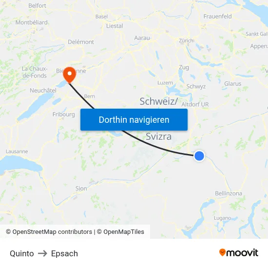 Quinto to Epsach map