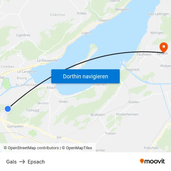 Gals to Epsach map