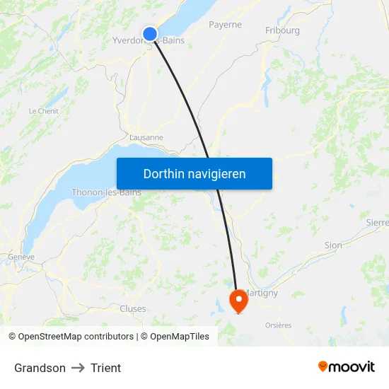 Grandson to Trient map
