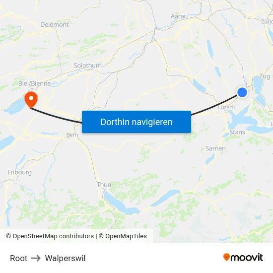 Root to Walperswil map