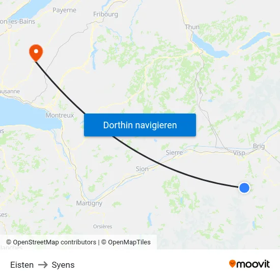 Eisten to Syens map