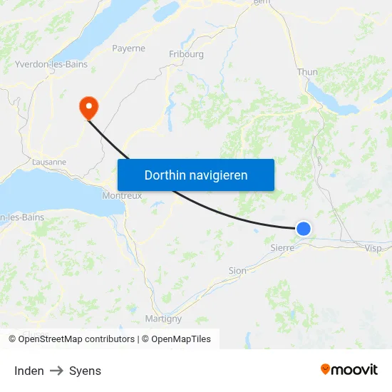 Inden to Syens map