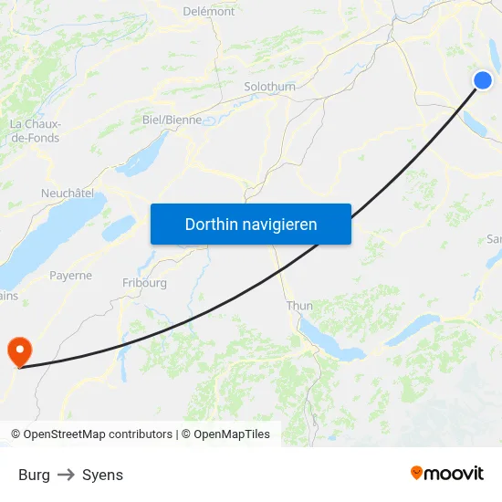 Burg to Syens map
