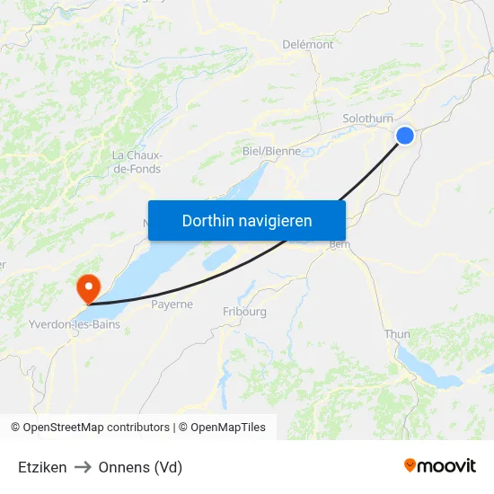 Etziken to Onnens (Vd) map