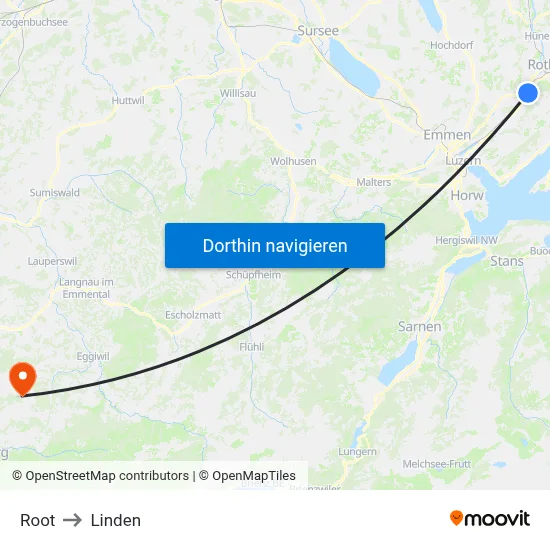 Root to Linden map