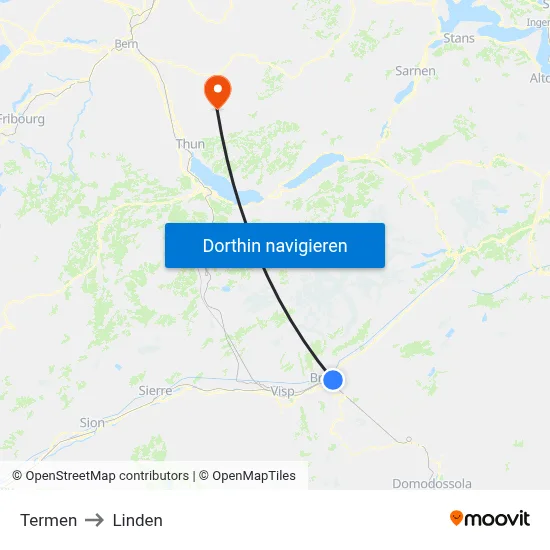 Termen to Linden map
