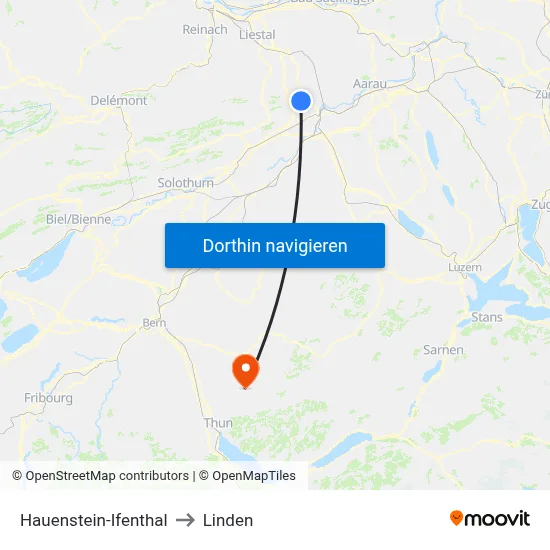 Hauenstein-Ifenthal to Linden map