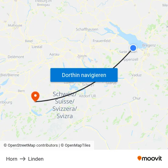 Horn to Linden map