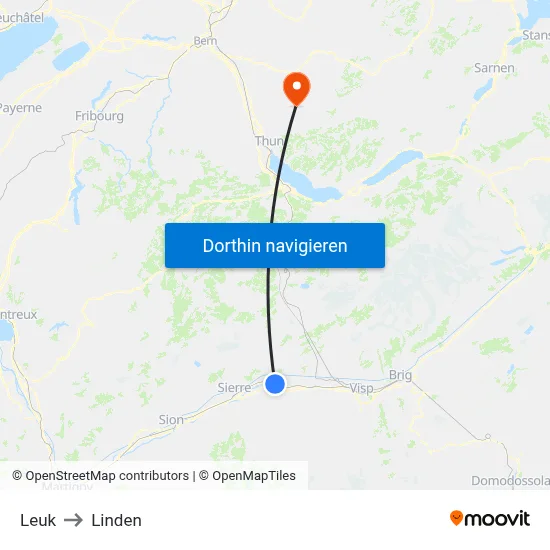 Leuk to Linden map