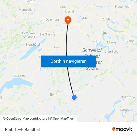 Embd to Balsthal map