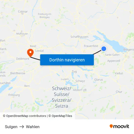 Sulgen to Wahlen map
