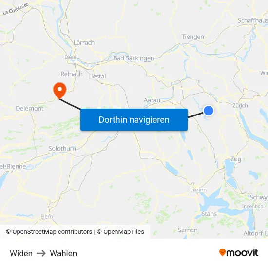 Widen to Wahlen map