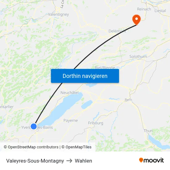 Valeyres-Sous-Montagny to Wahlen map