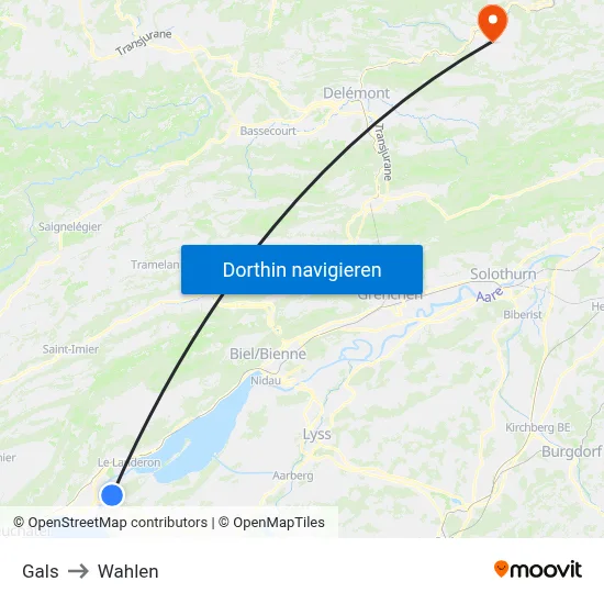 Gals to Wahlen map