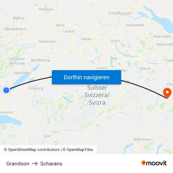 Grandson to Scharans map