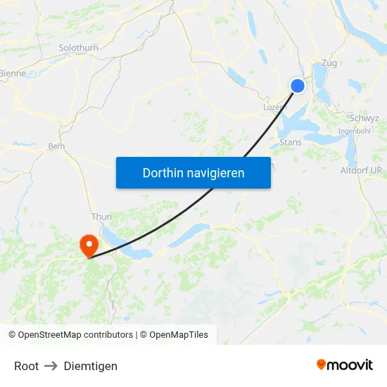 Root to Diemtigen map