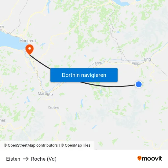 Eisten to Roche (Vd) map