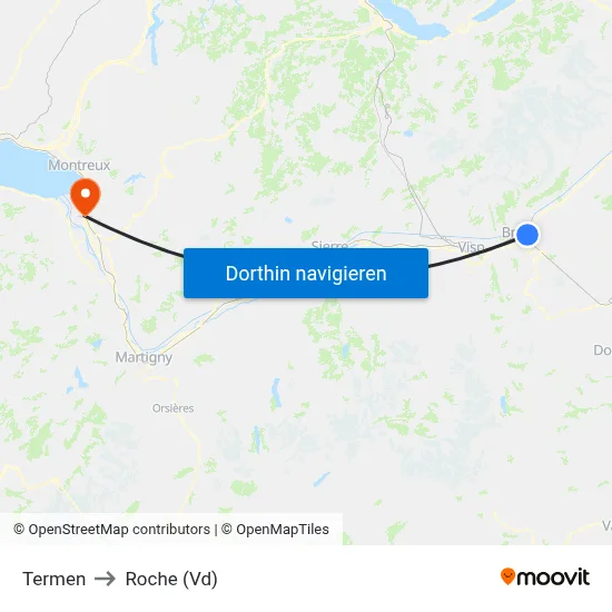 Termen to Roche (Vd) map