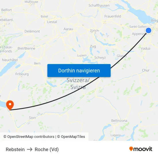 Rebstein to Roche (Vd) map