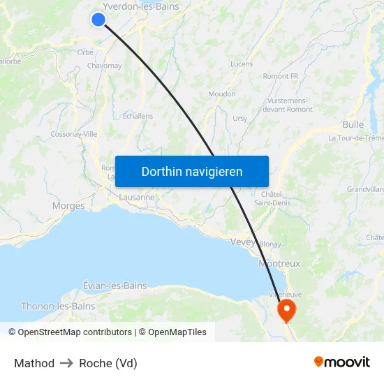 Mathod to Roche (Vd) map