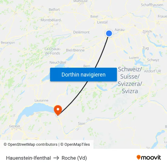 Hauenstein-Ifenthal to Roche (Vd) map
