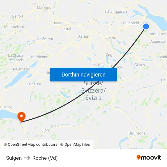 Sulgen to Roche (Vd) map