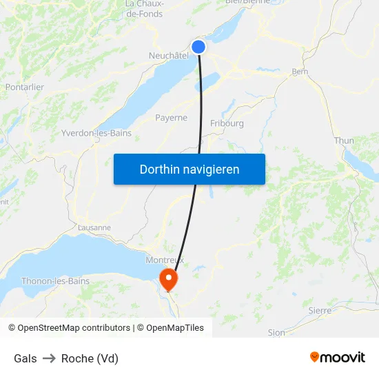 Gals to Roche (Vd) map