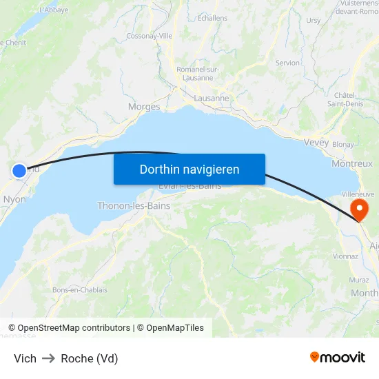 Vich to Roche (Vd) map