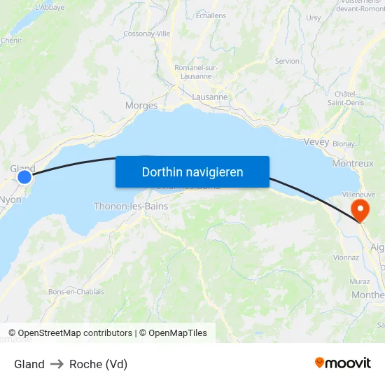 Gland to Roche (Vd) map