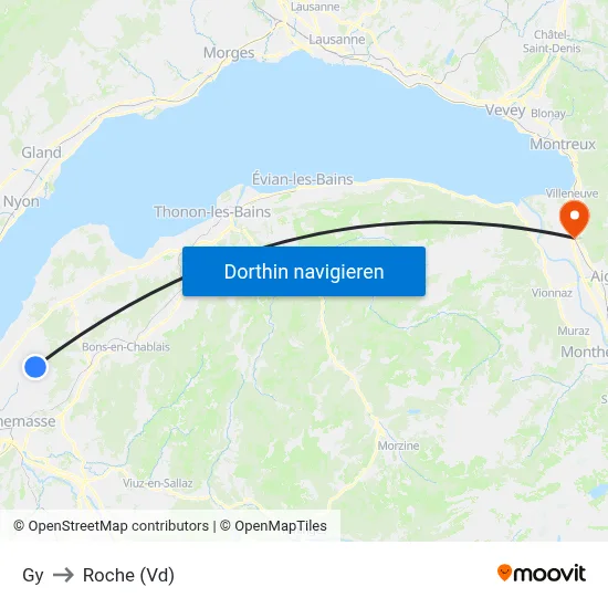 Gy to Roche (Vd) map