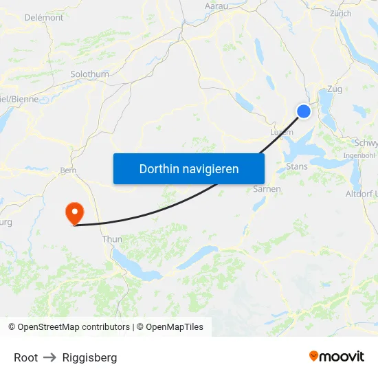 Root to Riggisberg map