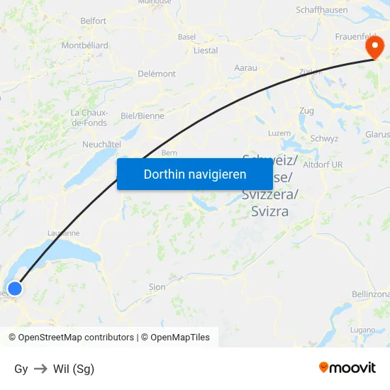 Gy to Wil (Sg) map