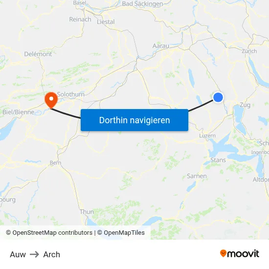 Auw to Arch map