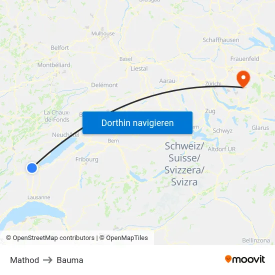 Mathod to Bauma map