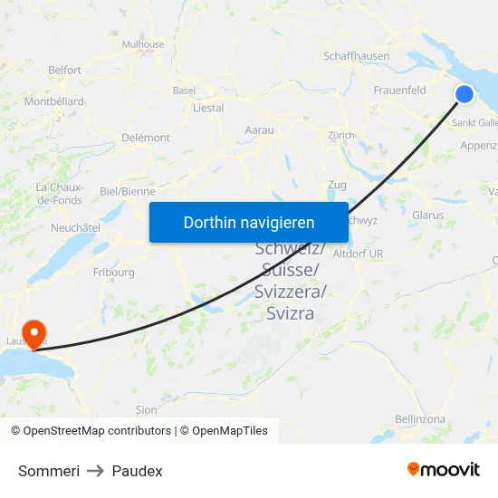 Sommeri to Paudex map