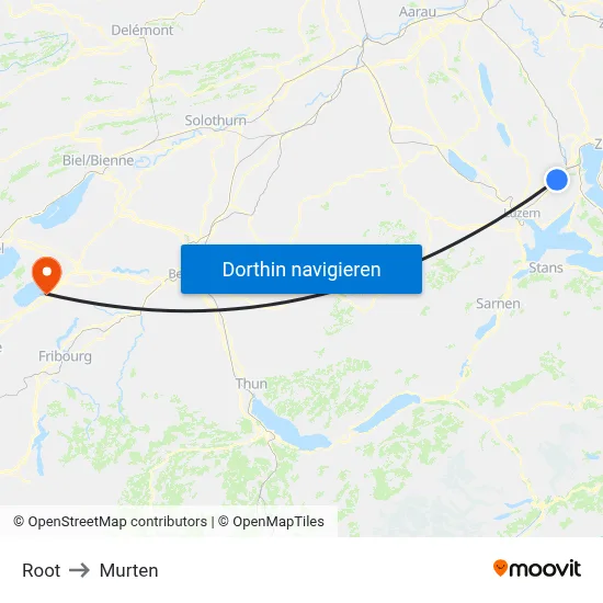 Root to Murten map