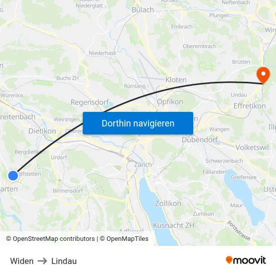 Widen to Lindau map