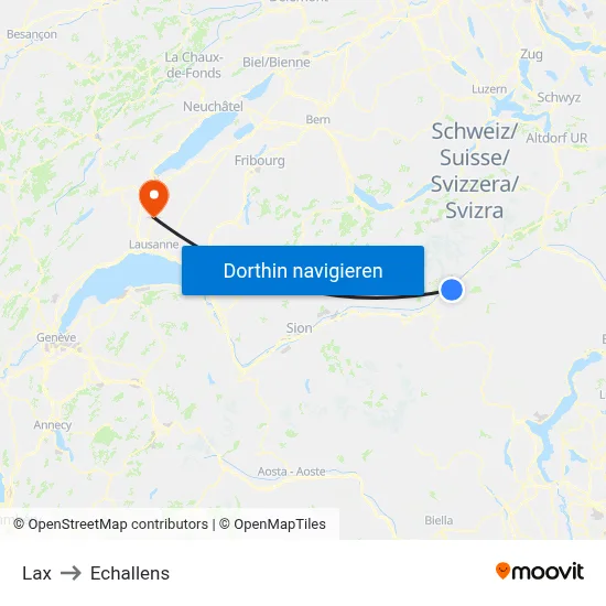 Lax to Echallens map