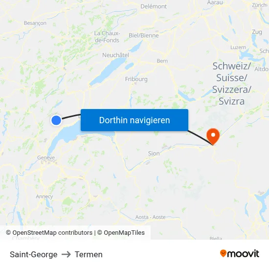 Saint-George to Termen map
