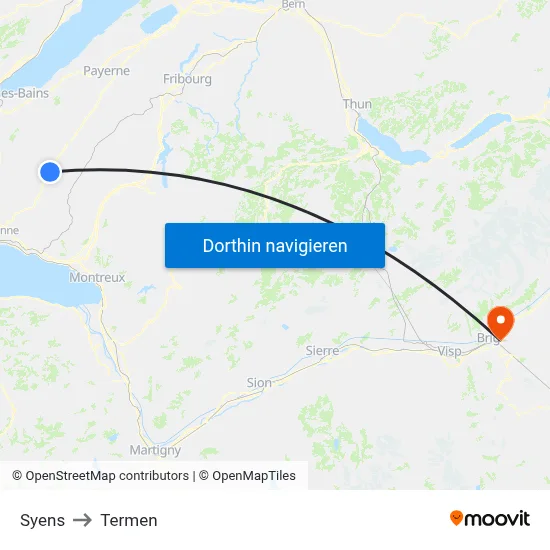 Syens to Termen map
